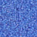 Miyuki SB18-150FR  Matte Sapphire AB 1.8 mm Square / Cube Beads - 5 or 10 gm