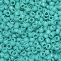 TOHO TR-08-55  8/0 Opaque Turquoise Seed Beads, 5 or 10 gm
