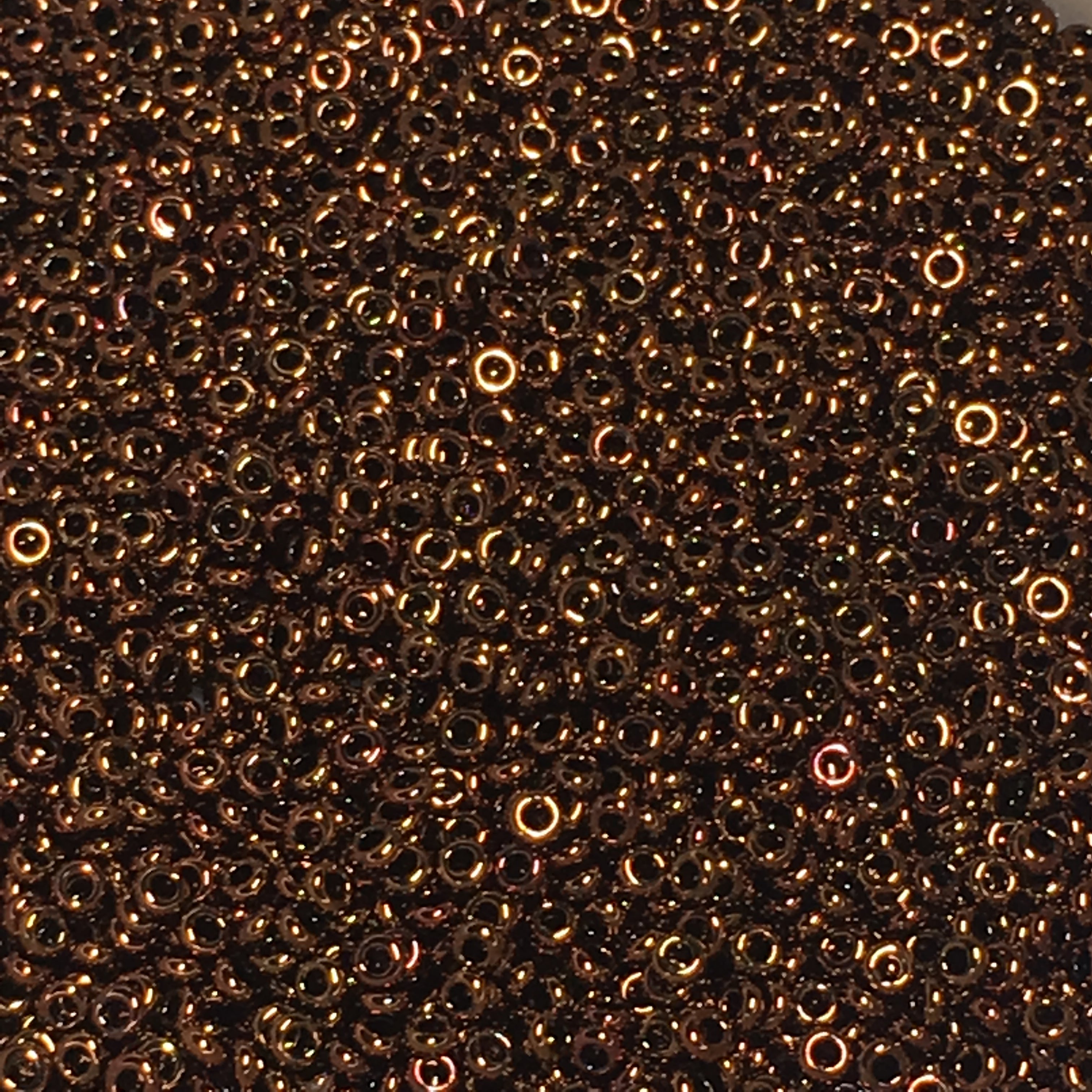 TOHO TD-11-501  11/0 Higher Metallic Cinnamon Bronze Demi Beads, 5 or 10 gm