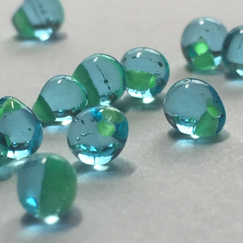 Miyuki Drop 3.4 mm DP34-20 Mint Green Lined Aqua Beads - 5 gm