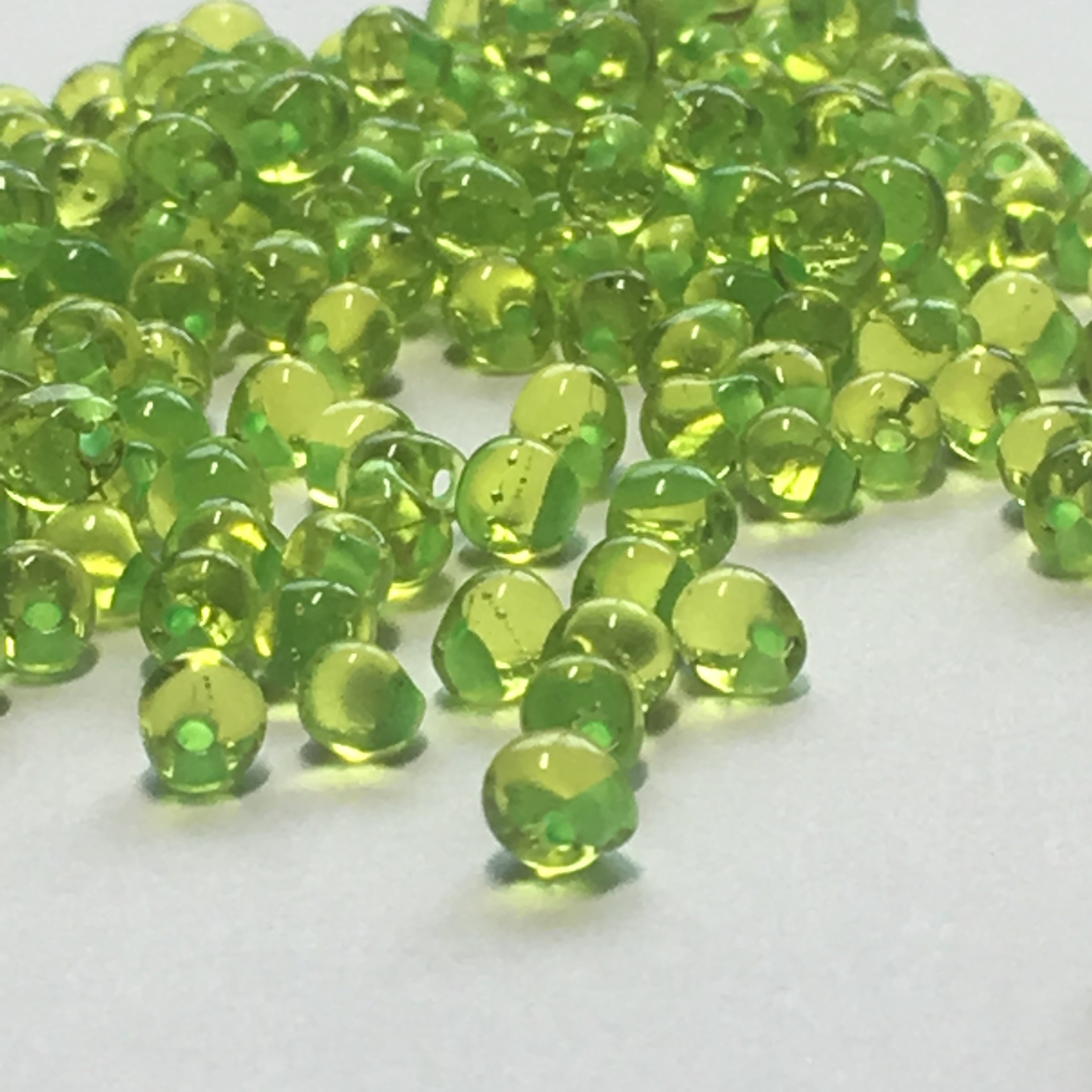 Miyuki Drop 3.4 mm DP34-21  Mint Green Lined Chartreuse Green Beads - 5 gm