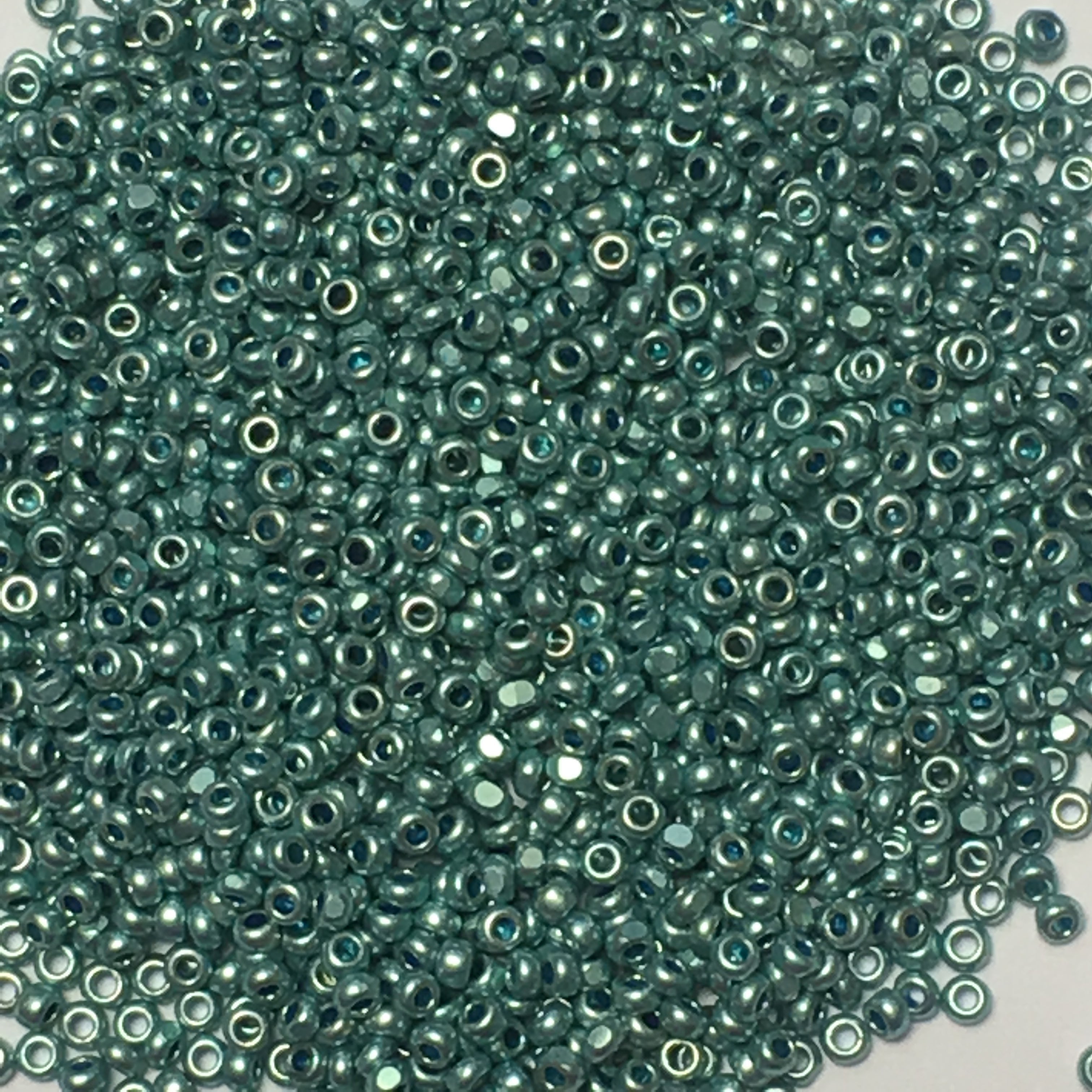 Miyuki 15-4215   15/0 Duracoat Galvanized Seafoam Green Seed Beads - 1, 2 or 5 gm