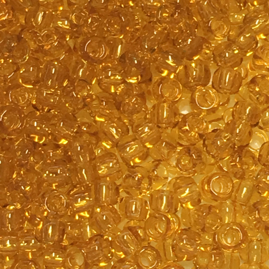TOHO TR-11-2B  11/0 Transparent Topaz Seed Beads, 5 gm