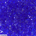 Miyuki Half Tila HTL-151   5 x 2.3 mm  Transparent Cobalt Tile Beads - 5 or 10 gm