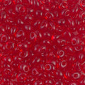 Miyuki Magatama MA4-141  4 mm Transparent Ruby Beads - 5 gm