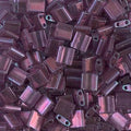 Miyuki  Tila TL-316  5 x 5 mm  Light Amethyst Gold Luster Beads - 5 or 10 gm