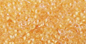 TOHO TD-8-961F  - 8/0  Matte Dark Golden Cream Lined Crystal Demi Beads, 5 gm