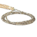 Champagne Diamond Beads Faceted Rondelle