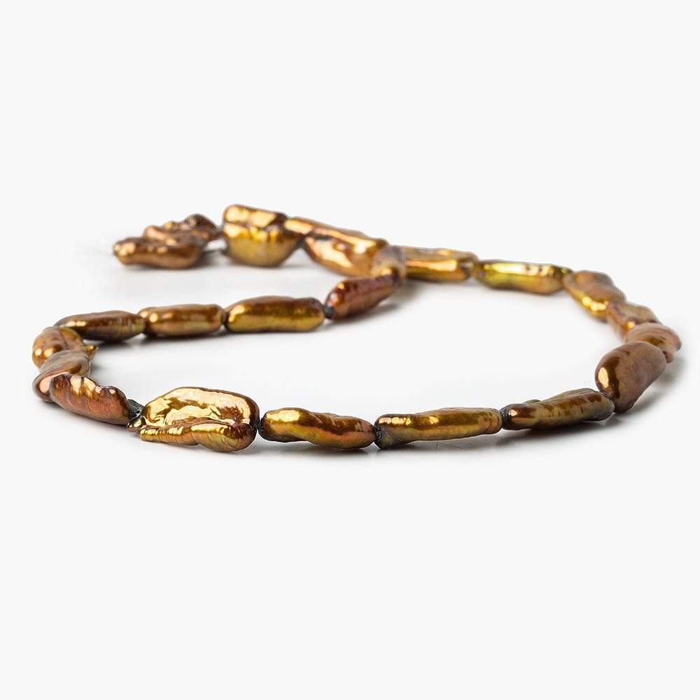 Copper Straight Drill Biwa Freshwater Pearl