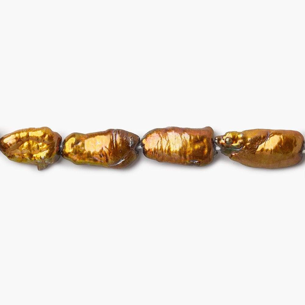 Copper Straight Drill Biwa Freshwater Pearl