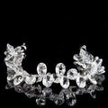 Crystal Quartz Beads Pear Briolette Concave Faceted Pavilion