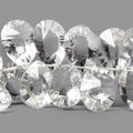 15x11mm Crystal Quartz Faceted Pears with Double Pavilion 8 inch 40 beads AAA