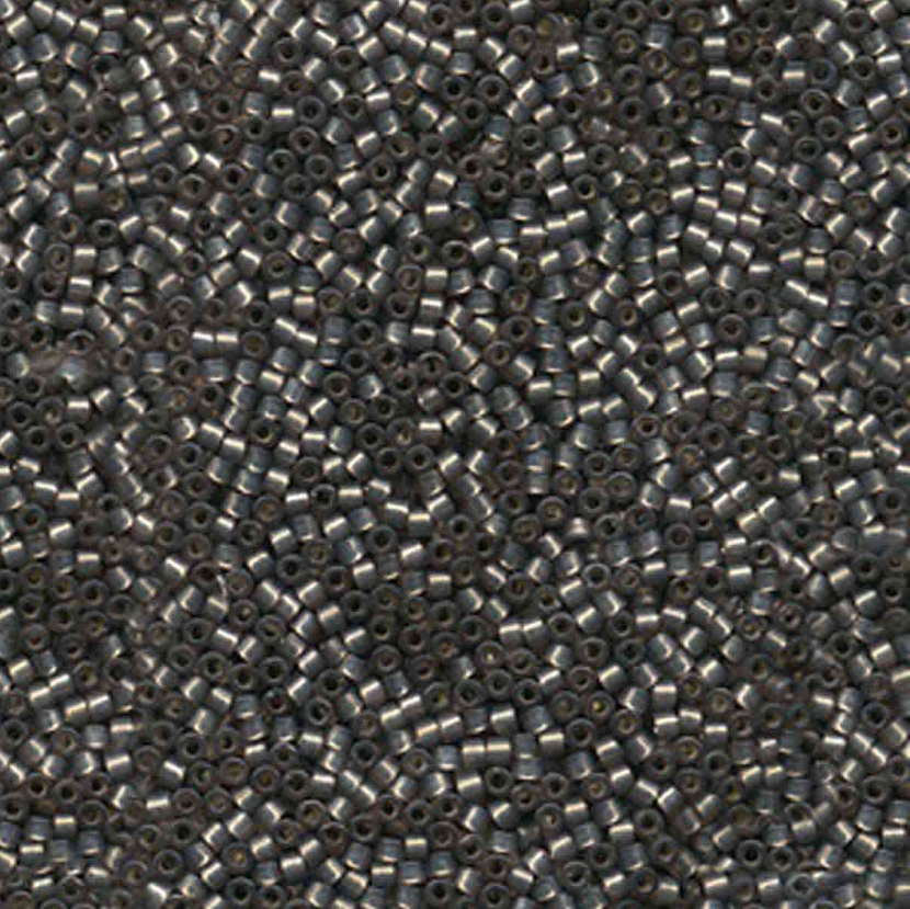 Miyuki Delica DB631 / DB0631 11/0 Silver Lined Taupe Alabaster Cylinder/Tube Beads, 5 or 10 gm