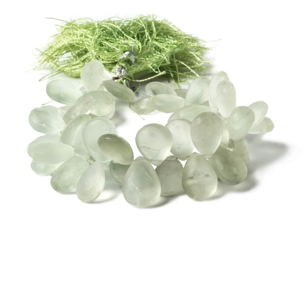 Frosted Prasiolite Plain Pears