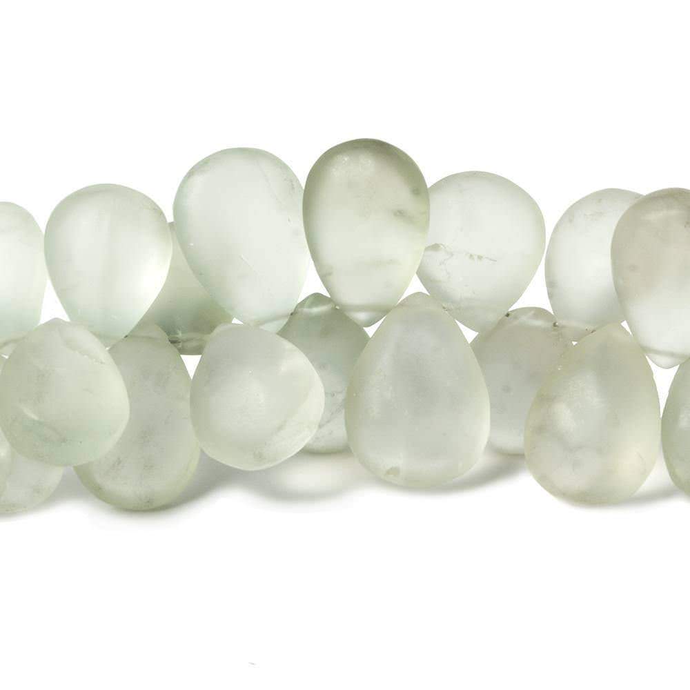 Frosted Prasiolite Plain Pears