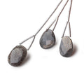 Hypersthene Focal Bead Modified Cushion, Set of 3