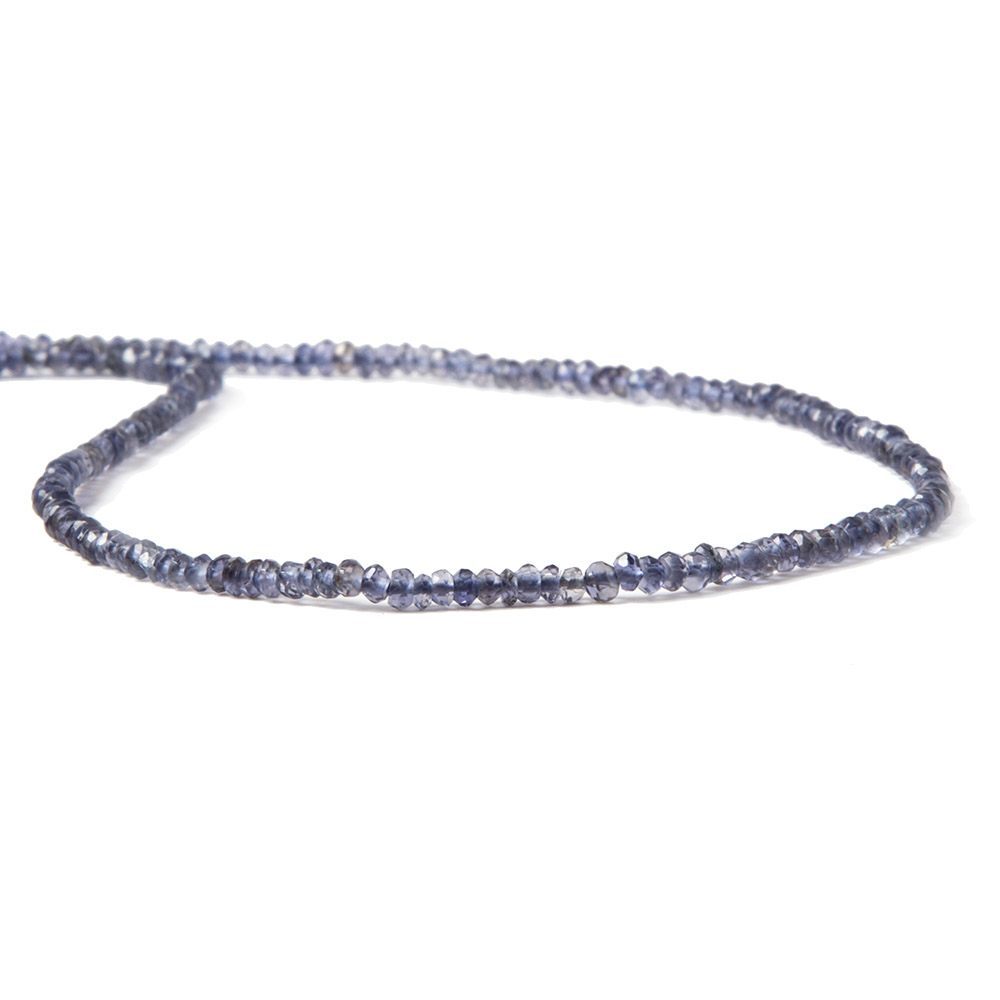 Iolite Beads Faceted Rondelle