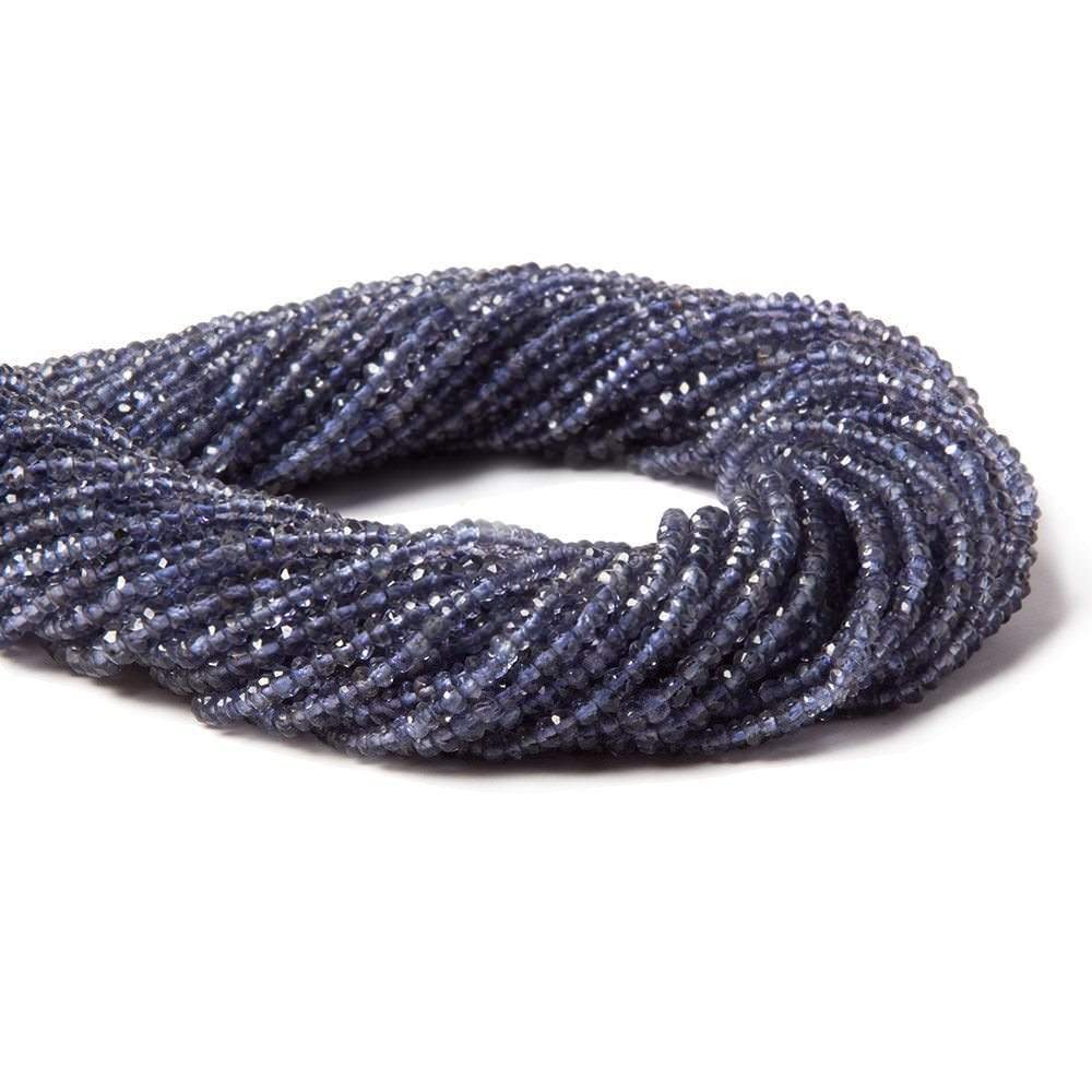 Iolite Beads Faceted Rondelle