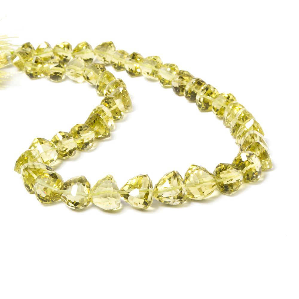 Lemon Quartz Straight Drilled Trillion