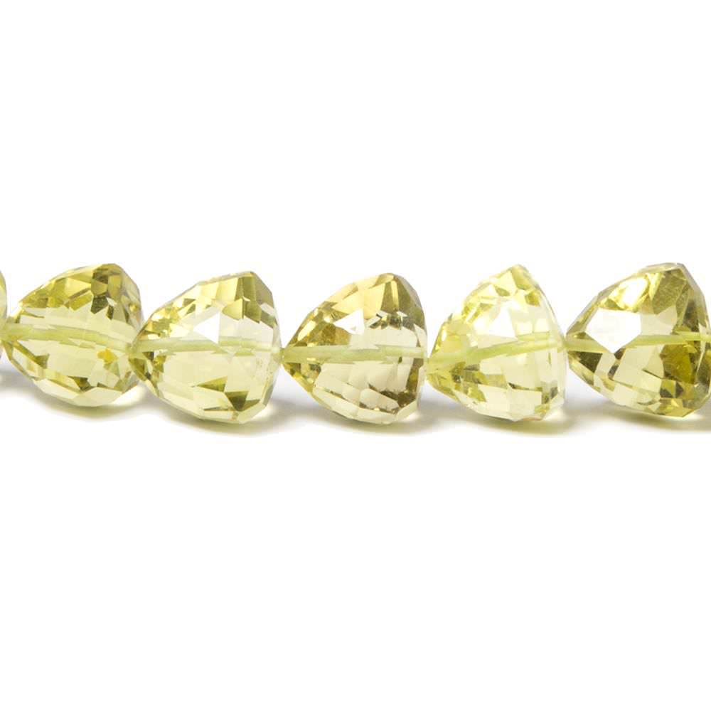 Lemon Quartz Straight Drilled Trillion