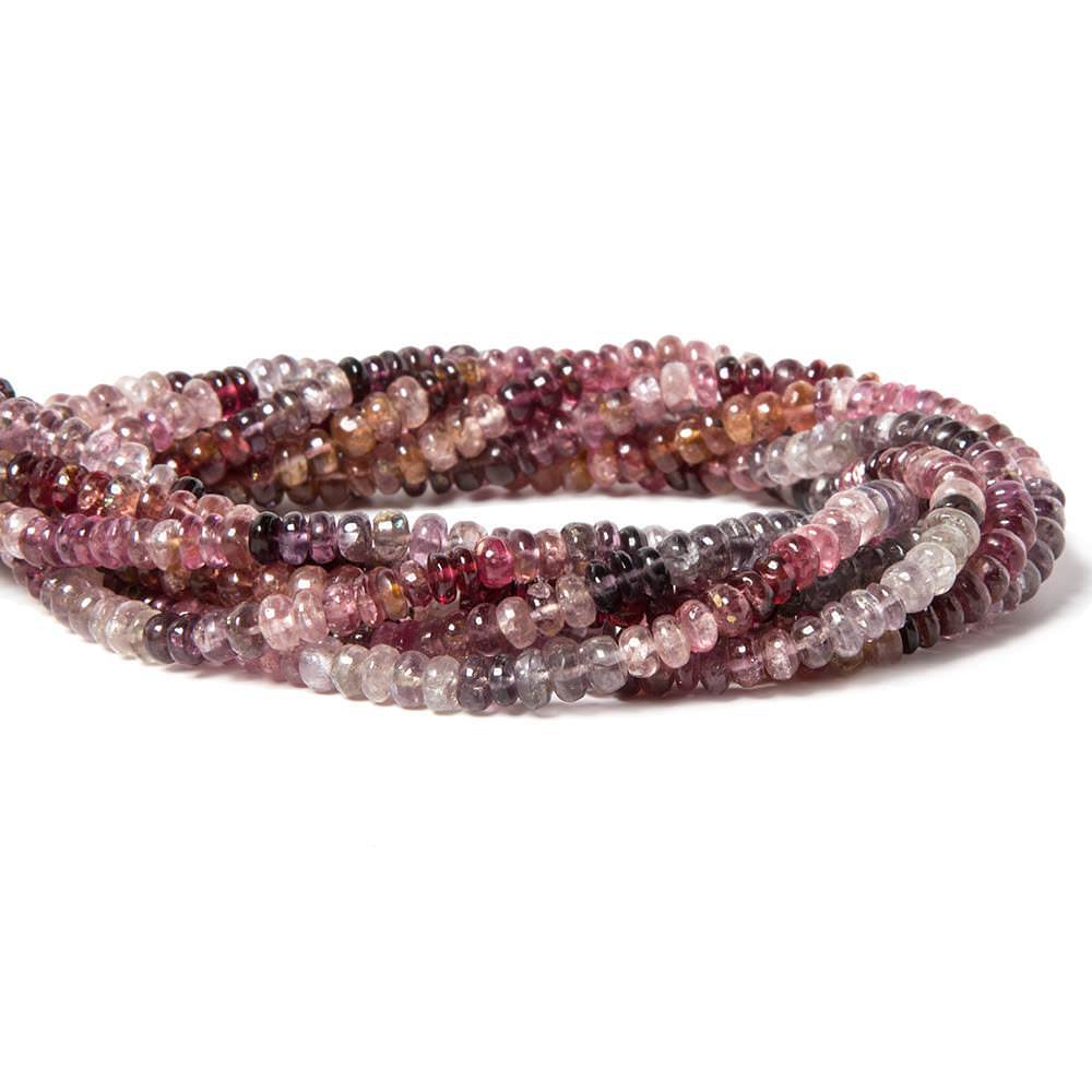 Multi-colored Spinel Plain Rondelles