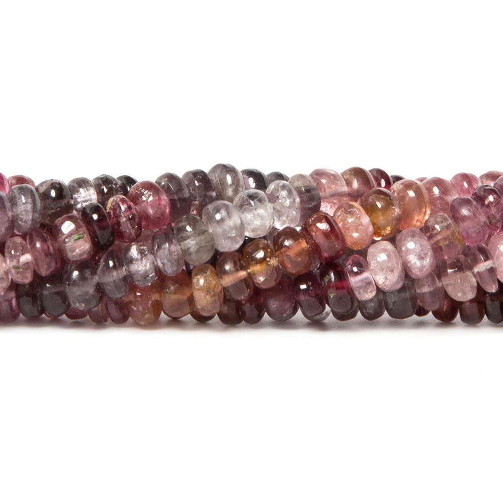 Multi-colored Spinel Plain Rondelles