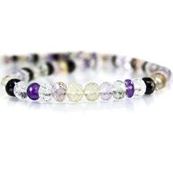Multi-gemstone Beads Faceted Rondelle