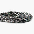 Peacock Center Drill Button Freshwater Pearl Strand