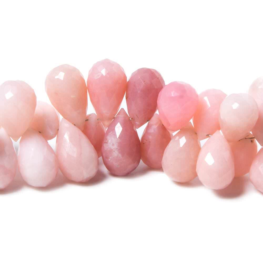 Pink Peruvian Opal Tear Drop Briolette