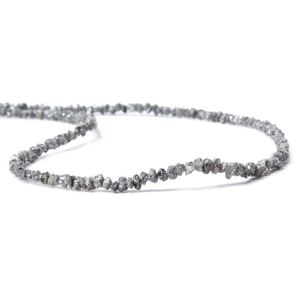 Platinum Diamond Beads Unfaceted Nugget