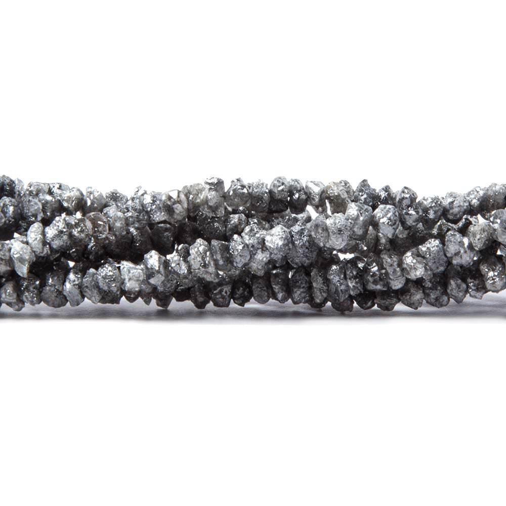 Platinum Diamond Beads Unfaceted Nugget