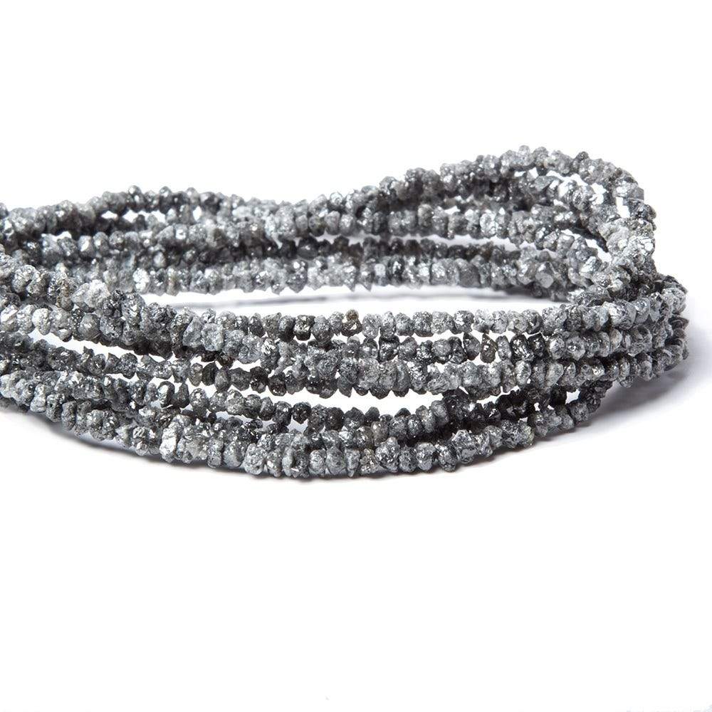Platinum Diamond Beads Unfaceted Nugget