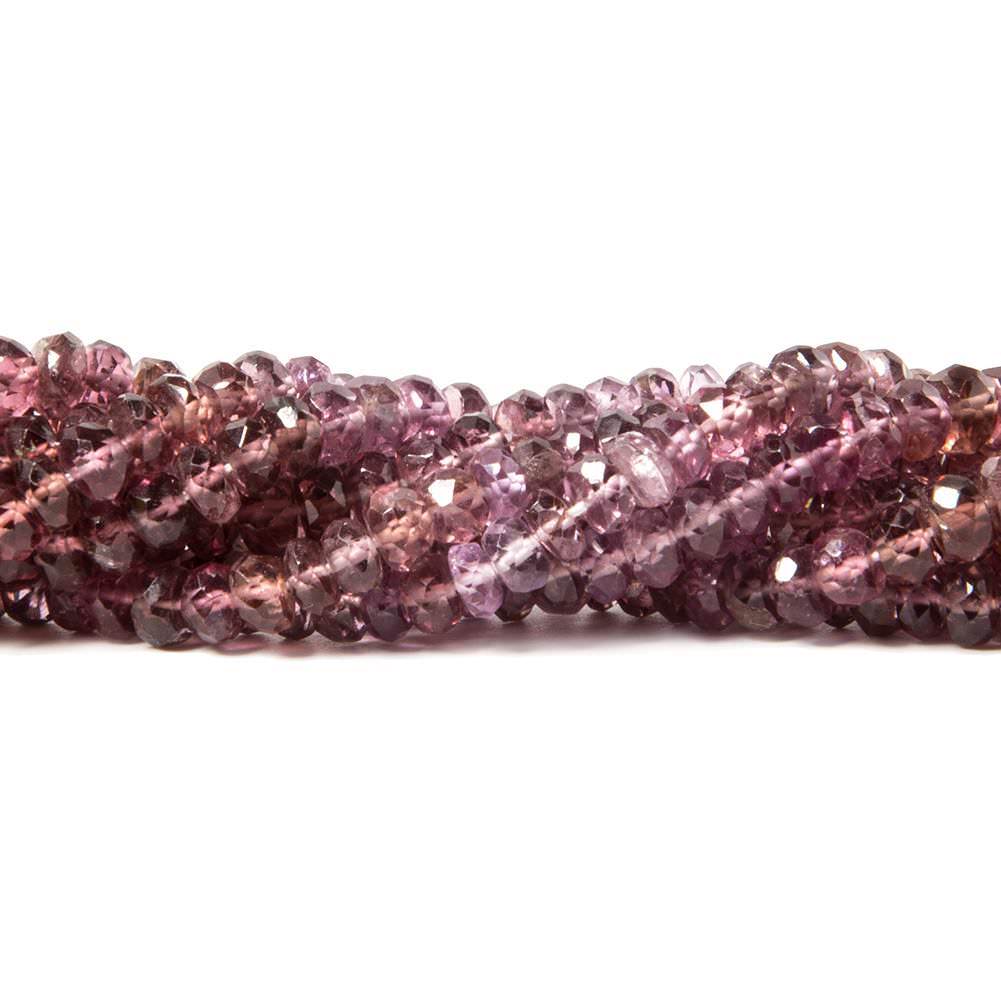 Purple Pink Spinel Faceted Rondelle