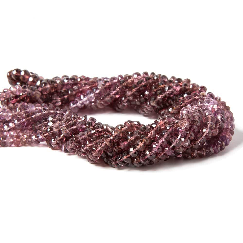 Purple Pink Spinel Faceted Rondelle