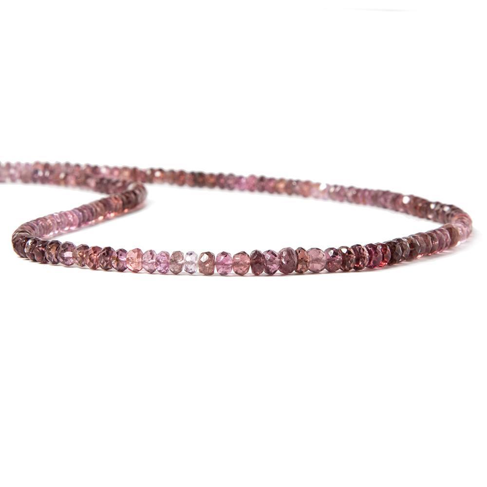 Purple Pink Spinel Faceted Rondelle