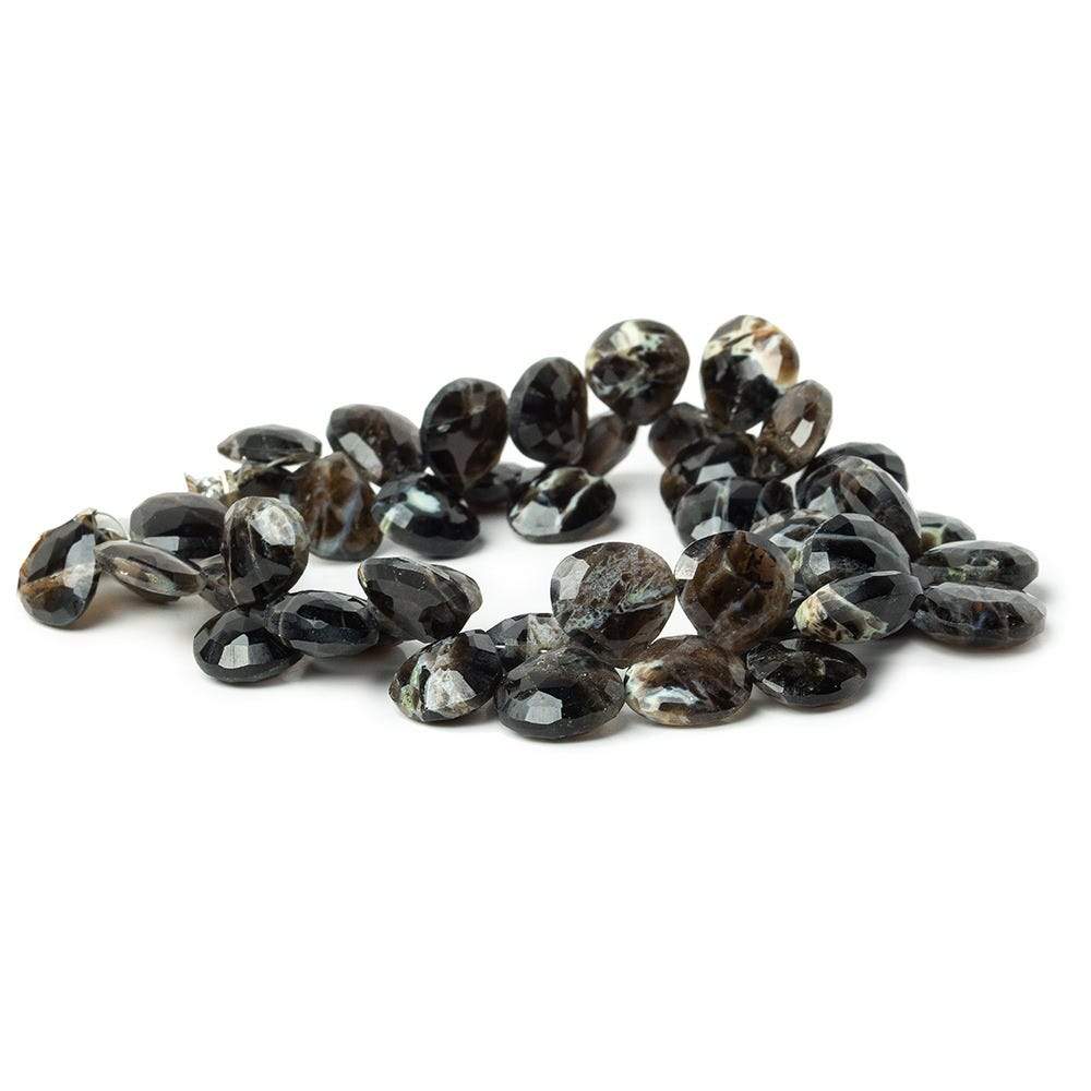 11-14mm Rapid City Jasper Faceted Heart Beads 8 inch 44 pieces