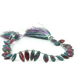 Ruby In Zoisite Faceted Marquise
