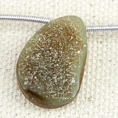 Sage Agate Drusy Freeform Beads