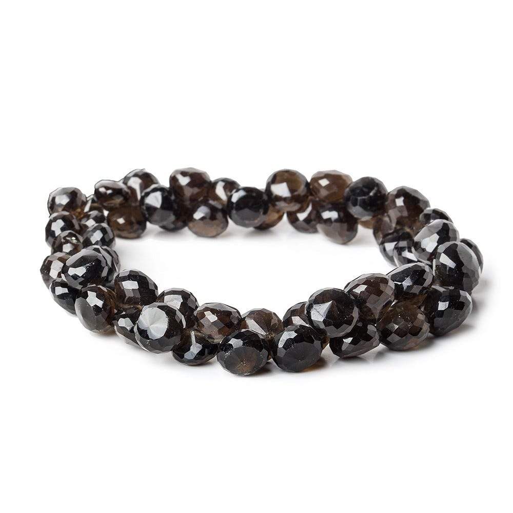6-8mm Smoky Quartz Beads Candy Kiss Briolette