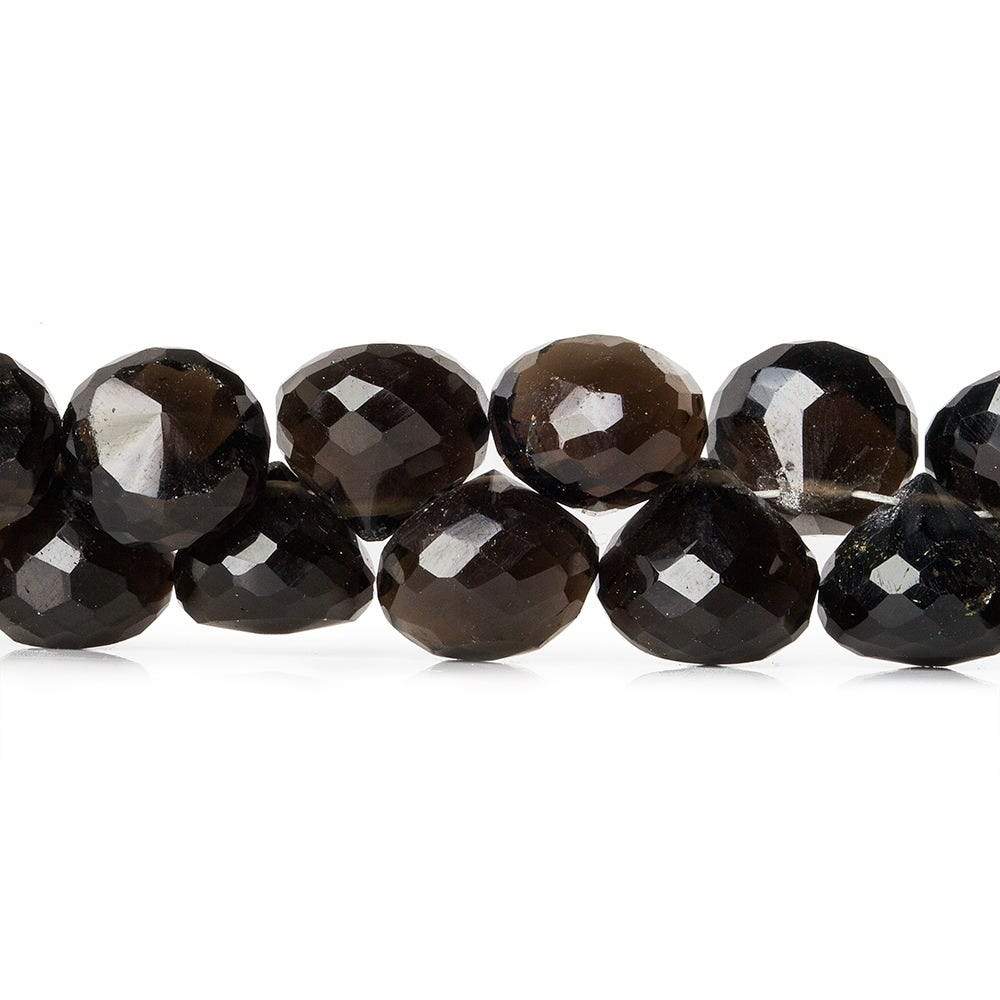 6-8mm Smoky Quartz Beads Candy Kiss Briolette