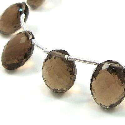 Smoky Quartz Faceted Oval