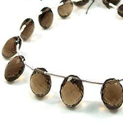 Smoky Quartz Faceted Oval