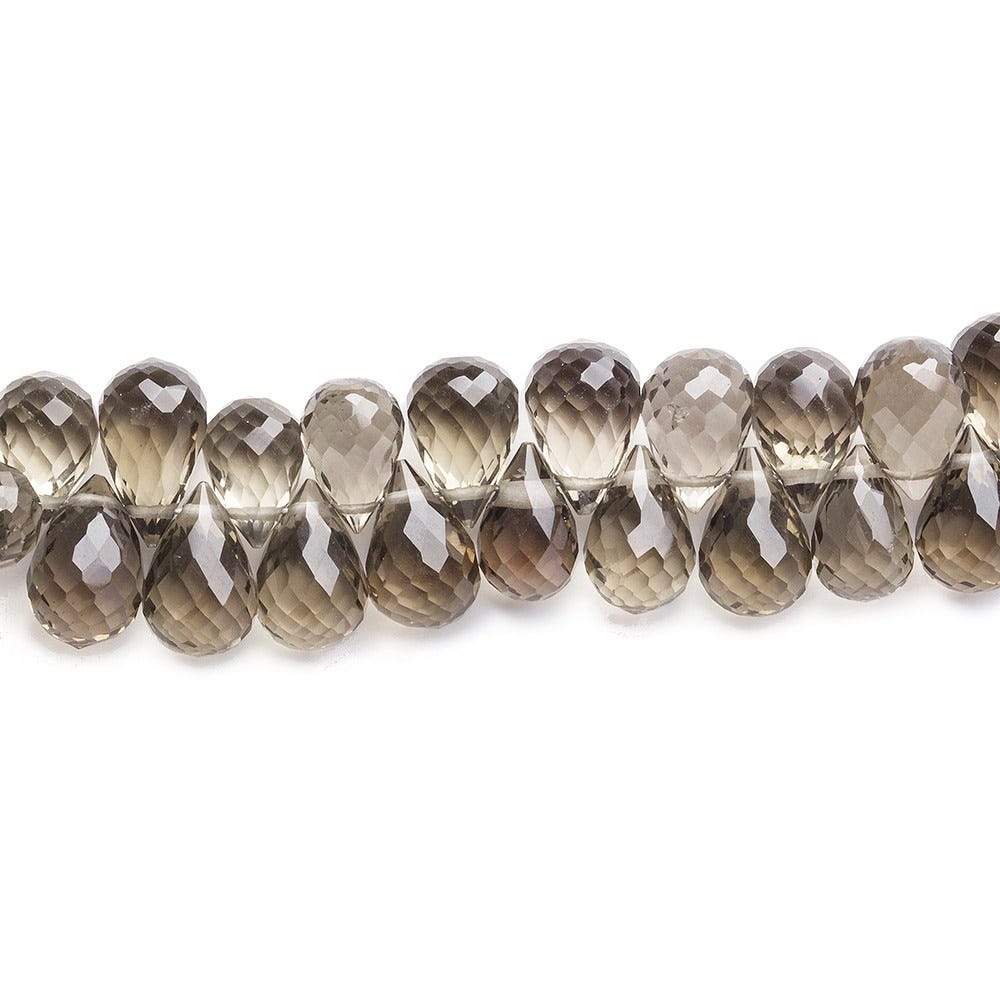Smoky Quartz Tear Drop Briolette