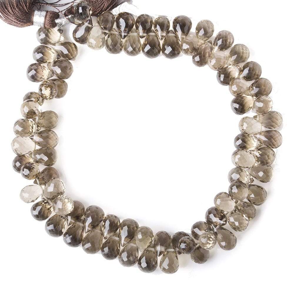 Smoky Quartz Tear Drop Briolette