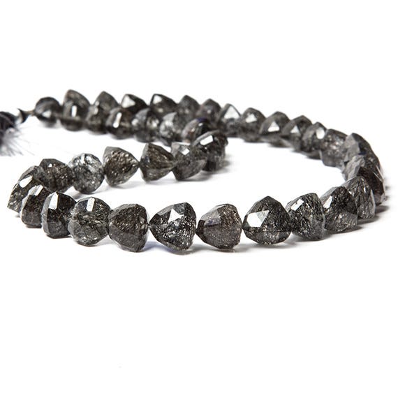 Tourmalinated Quartz Straight Drill Trillion