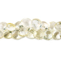 Yellow Scapolite Beads Heart Briolette