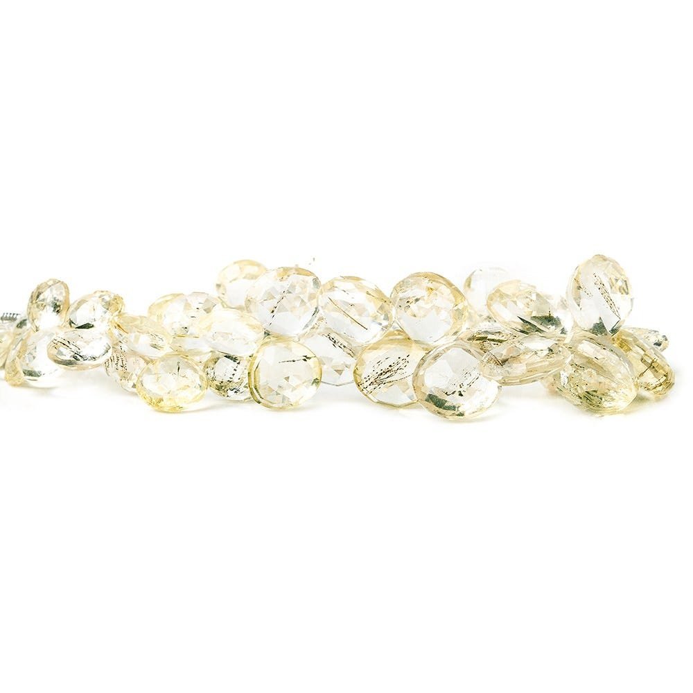 Yellow Scapolite Beads Heart Briolette