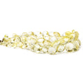 Yellow Scapolite Faceted Heart Briolette Beads AA Grade, 7.5 inch, 5x5x3-10x10x6mm, 56 pieces